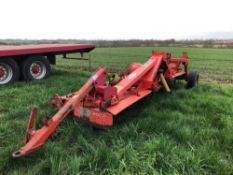 2000 Kuhn HR4003 power harrow with rear crumbled and end tow kit.