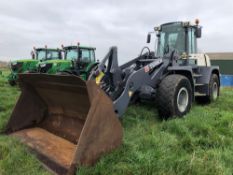 2012 Terex TL260 4 wheel loading shovel on Michelin 20.5R22.5 wheels and tyres with long reach arm a