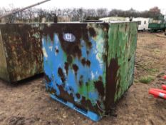 Metal fuel tank, 4'x4'x4'
