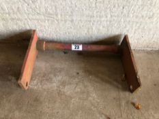 Manitou weld on bracket