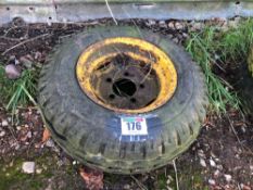 1No 10.0/75-15 wheel and tyre