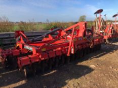 2017 Kverneland Qualidisc Farmer 4000F 4m hydraulic folding cultivator with adjustable depth discs,