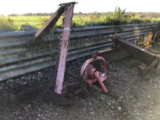Massey Ferguson finger bar mower. Serial No: N4859