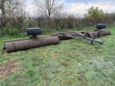 Cousins Sidewinder 9.4m Cambridge rolls, horizontal folding with 2No spare rings