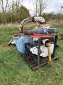 Kongskilde sucker blower with pipe work & cyclone