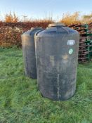 3No orange juice containers, only used for clean water