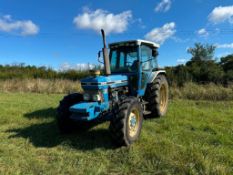 1991 Ford 7810 Gen III 4wd tractor with 12No front wafer weights, 2 return spools on Goodyear 14.9R2