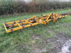 Bomford Flexitine 20ft cultivator, hydraulic folding. Serial No: 2285P