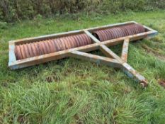 Trailed 12ft Cambridge roll with heavy duty frame