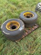 4No 7.5-15 wheels and tyres