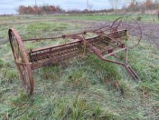 Vintage hay rake