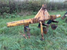 Bomford Earthquake twin leg LD subsoiler, linkage mounted. Serial No: 175308215