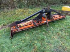 Reco-Maschio 4m power harrow with rear crumbler, PTO driven
