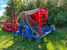 2020 Triton 3m fixed tine drill with 2019 Weaving 1.5m� hopper c/w bout markers and rear following h