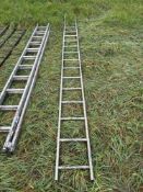 Single aluminium ladder