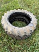 Single  12.4-32 tyre only and single 11-32 tyre only