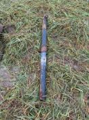 Vintage wooden shaft