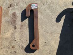 Pair of JCB Qfit weld on brackets