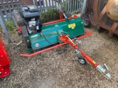 Wessex AFR 160 trailed RTV flail topper, manual height adjustment, ball hitch c/w Vangaurd 23HP petr