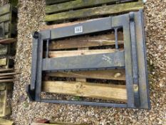 JCB pallet tine mounting backplate