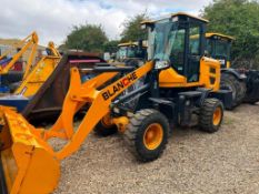 2023 Blanche TW36 mini 4WD loading shovel, pivot steer, c/w bucket. On 20.5R16 wheels and tyres. Ser
