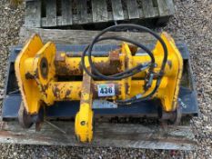 Manitou head to fit JCB with tine carrier c/w pallet tines