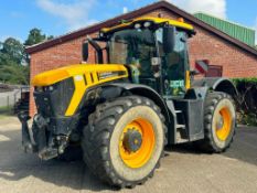 2020 JCB 4220 Fastrac, 4WS, air seat, air conditioning, full leather cab interior, power out hitch,