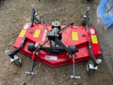 2022 Winton mounted FMN-150 1.5m triple rotor rear mounted finishing mower with front and rear troll