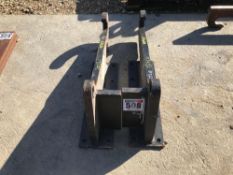 Pair of JCB Qfit bolt on brackets