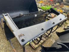 2023 Strimech PS-76KV power grab on JCB Qfit brackets c/w KV tines. Serial no: 246199