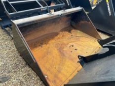 2018 Cherry Products CB13W 2.11m3 bucket on JCB compact tool carrier brackets