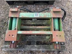 Rough terraine tipping back plate