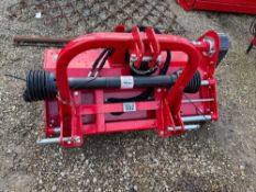 2023 Winton mounted EFGCH1.25M 1.25m mini flail mower, hydraulic offset. Serial No:23050006H (ex-dem