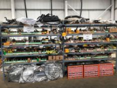 Qty of genuine JCB loadall spares - Example of lot content includes; motor starters, light bar, shoc