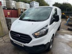 2021 Ford Transit Custom 320 Leader diesel van. Reg: FX71 KHA. Mileage: 71,722. Keys in the office.