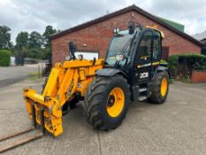 2020 JCB 542-70 Agri Super Loadall, air seat, air conditioning, rear pick up hitch, rear brake coupl