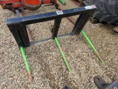 LWC triple bale spike on Merlo brackets