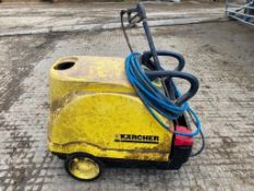 Karcher commercial hot water pressure washer (currently not providing hot water)