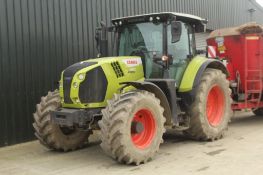 2022 Claas 630 Arion 50kph tractor with warranty until November 2025, air brakes, suspension, 4 spoo