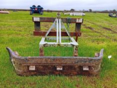 Browns muck scraper on pin & cone brackets