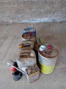 Quantity oil and fuel cans