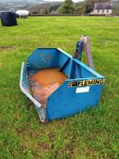 Fleming tipping transport box on A frame