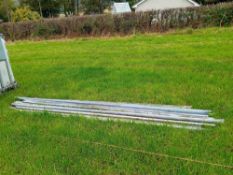 Quantity metal tubing