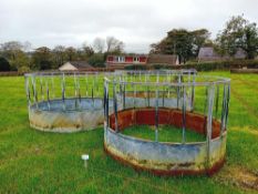 3no cattle ring feeders