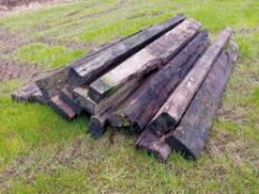 16no wooden sleepers