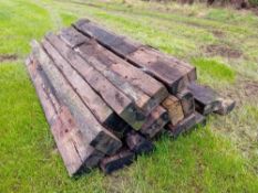 16no wooden sleepers