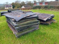 2no pallets of rubber matting