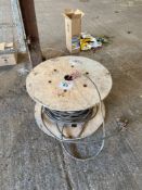 Reel of towing cable