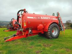 2022 Abbey 2500R Premium Plus Recess Tank, 13,500l pump, front level indicator and 7m dribble bar. T