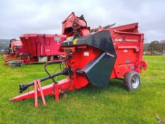 2017 Kuhn Primor 3570 M straw blower and feeder with polydrive